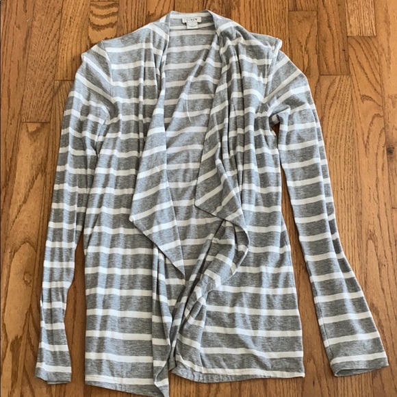 J Crew Striped Cardigan - Picture 1 of 3